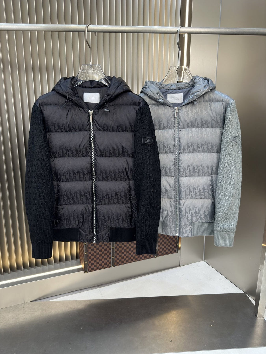 Dior Hooded Quilted Puffer Jacket — comparison