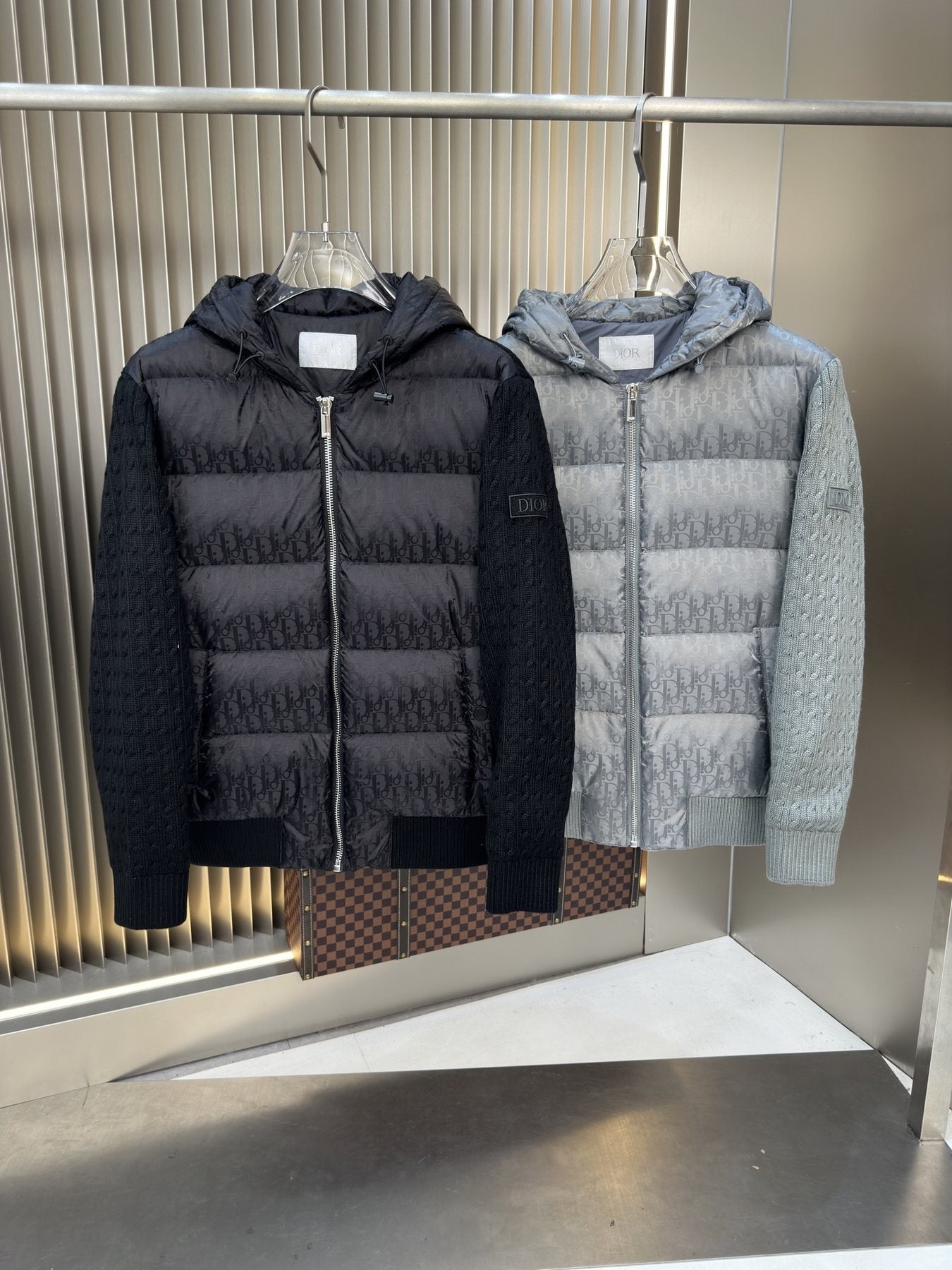 Dior Hooded Quilted Puffer Jacket — comparison