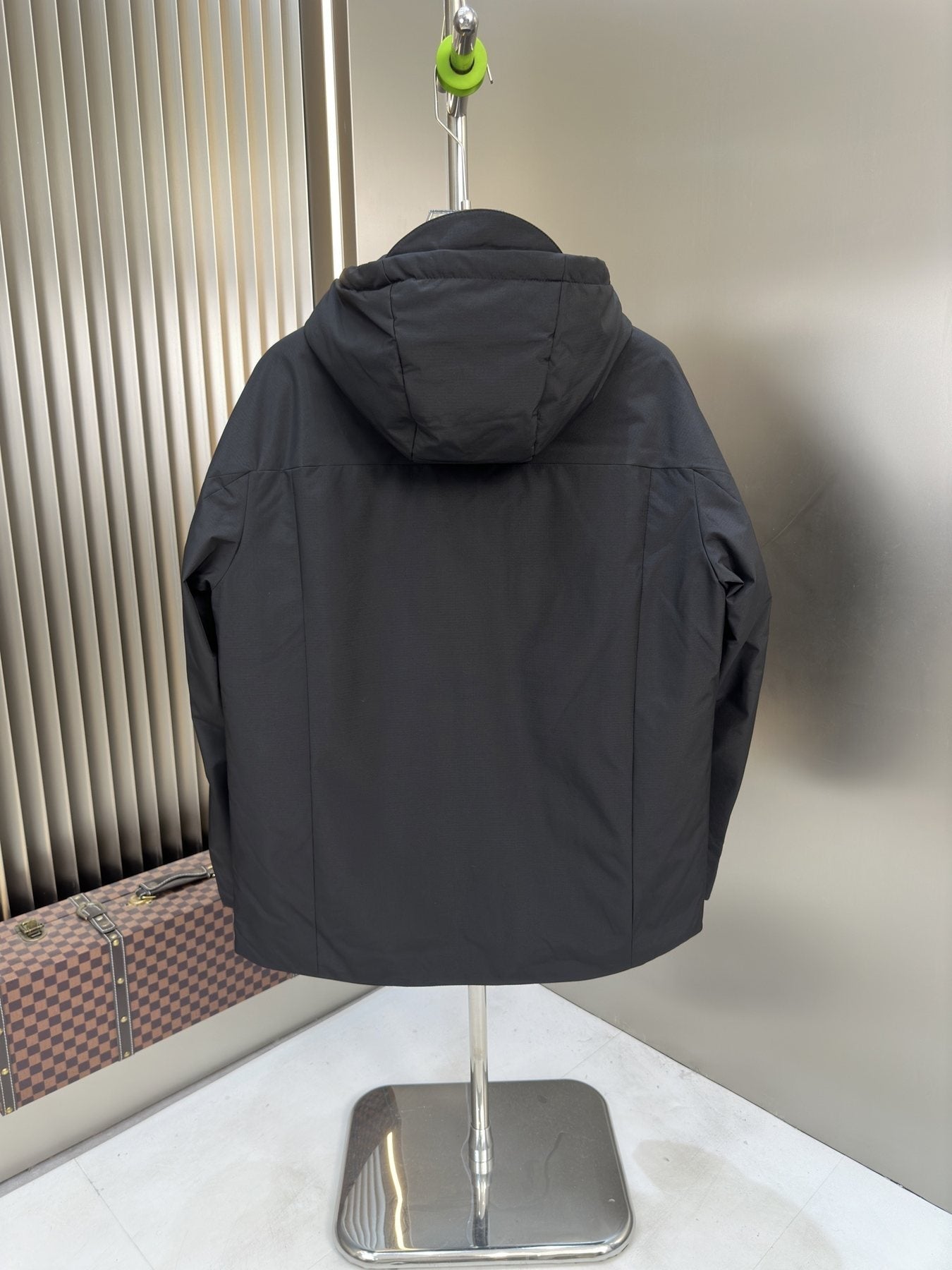 Prada Hooded Puffer Jacket — back