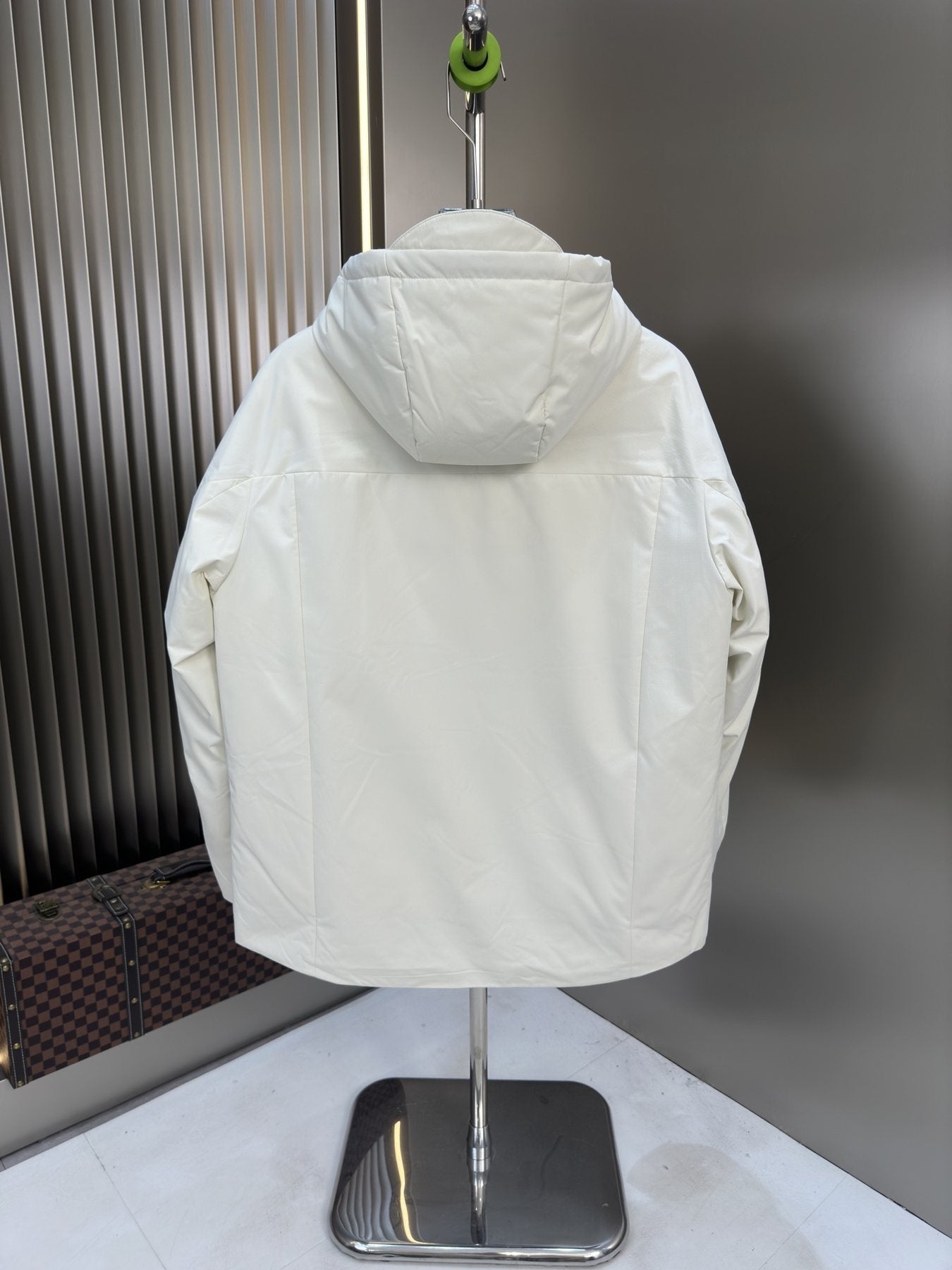 Prada Hooded Puffer Jacket — back