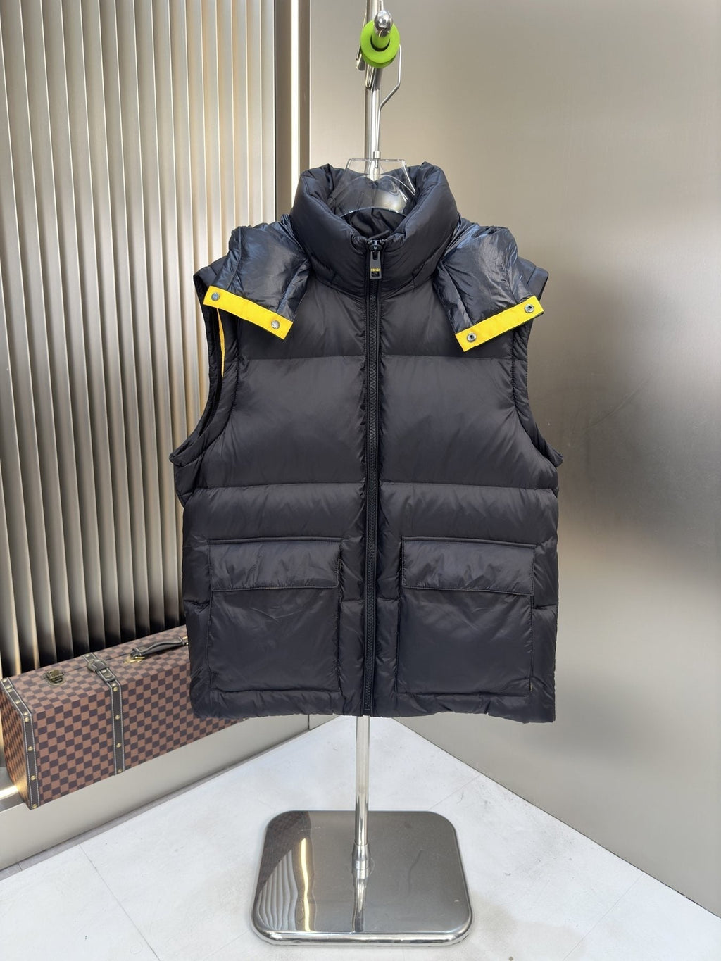 Prada 2-in-1 Hooded Puffer Jacket — detail