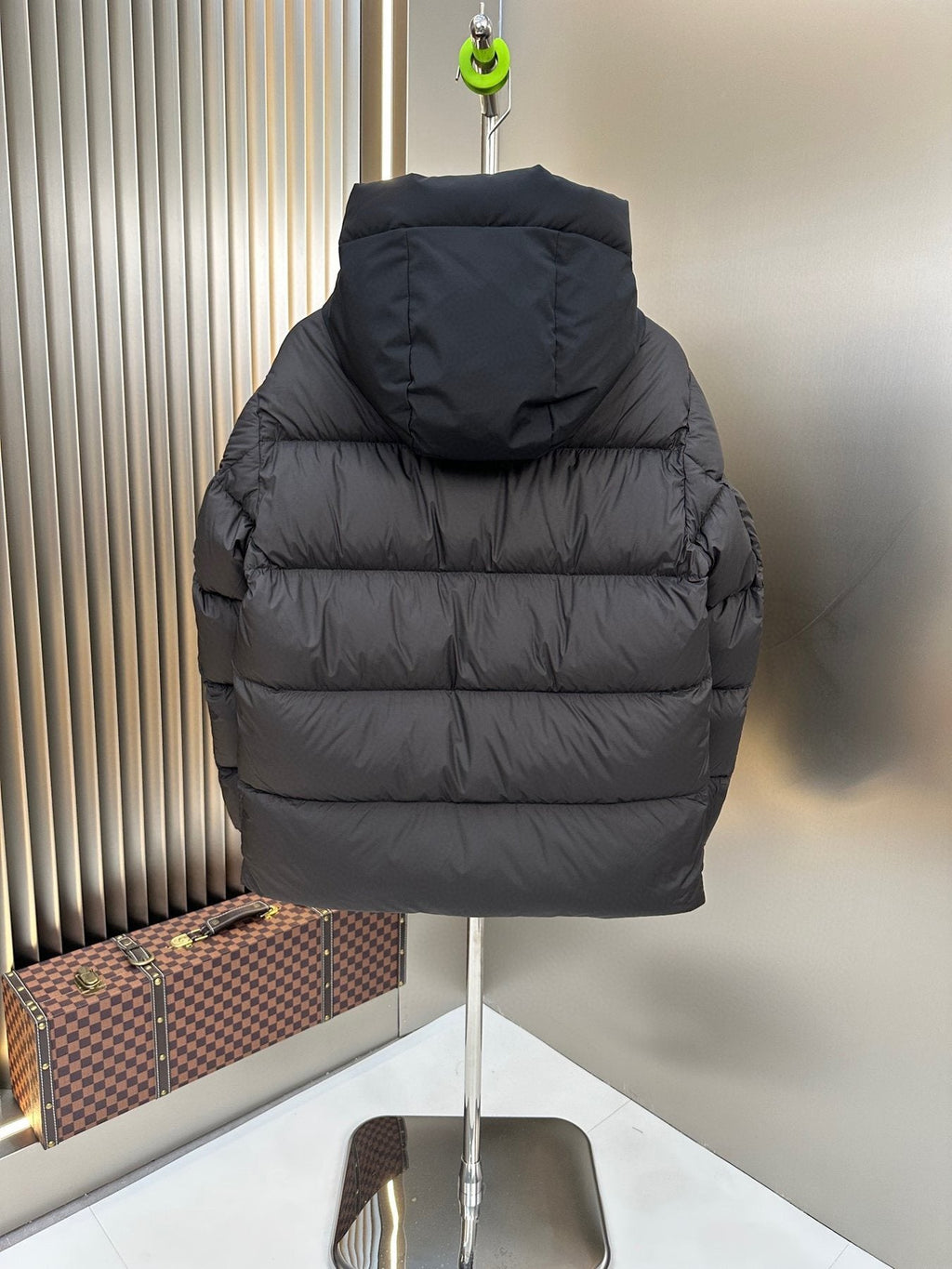 Moncler Hooded Quilted Puffer Coat — back