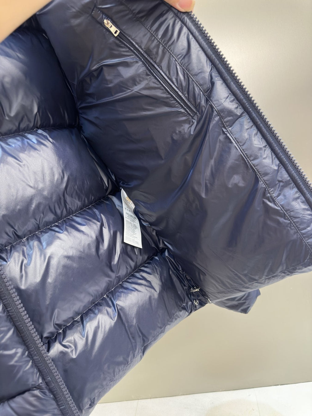 Gucci Quilted Puffer Jacket — fabric_closeup