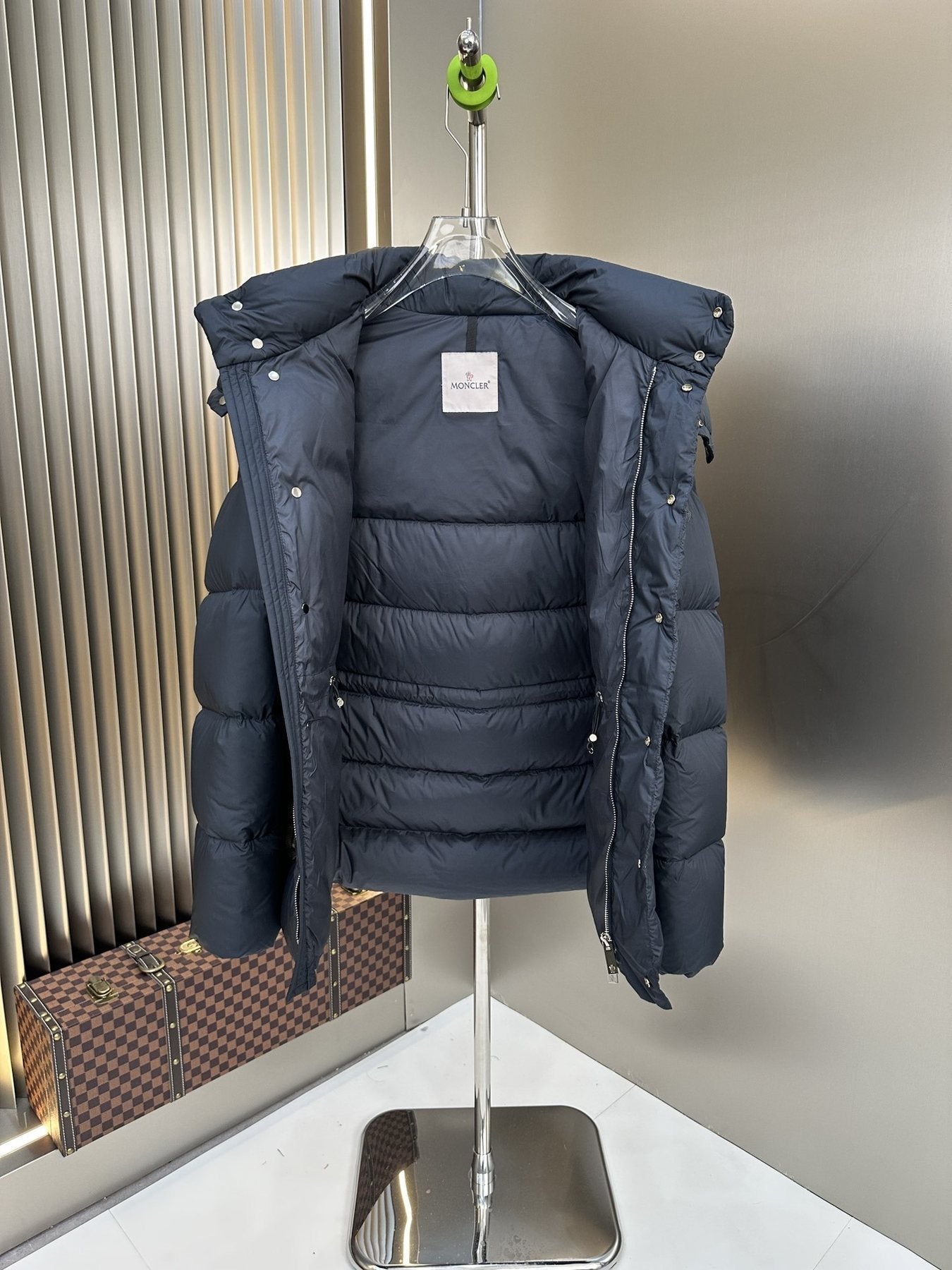 Men Moncler coat Hooded Quilted Puffer Jacket — detail