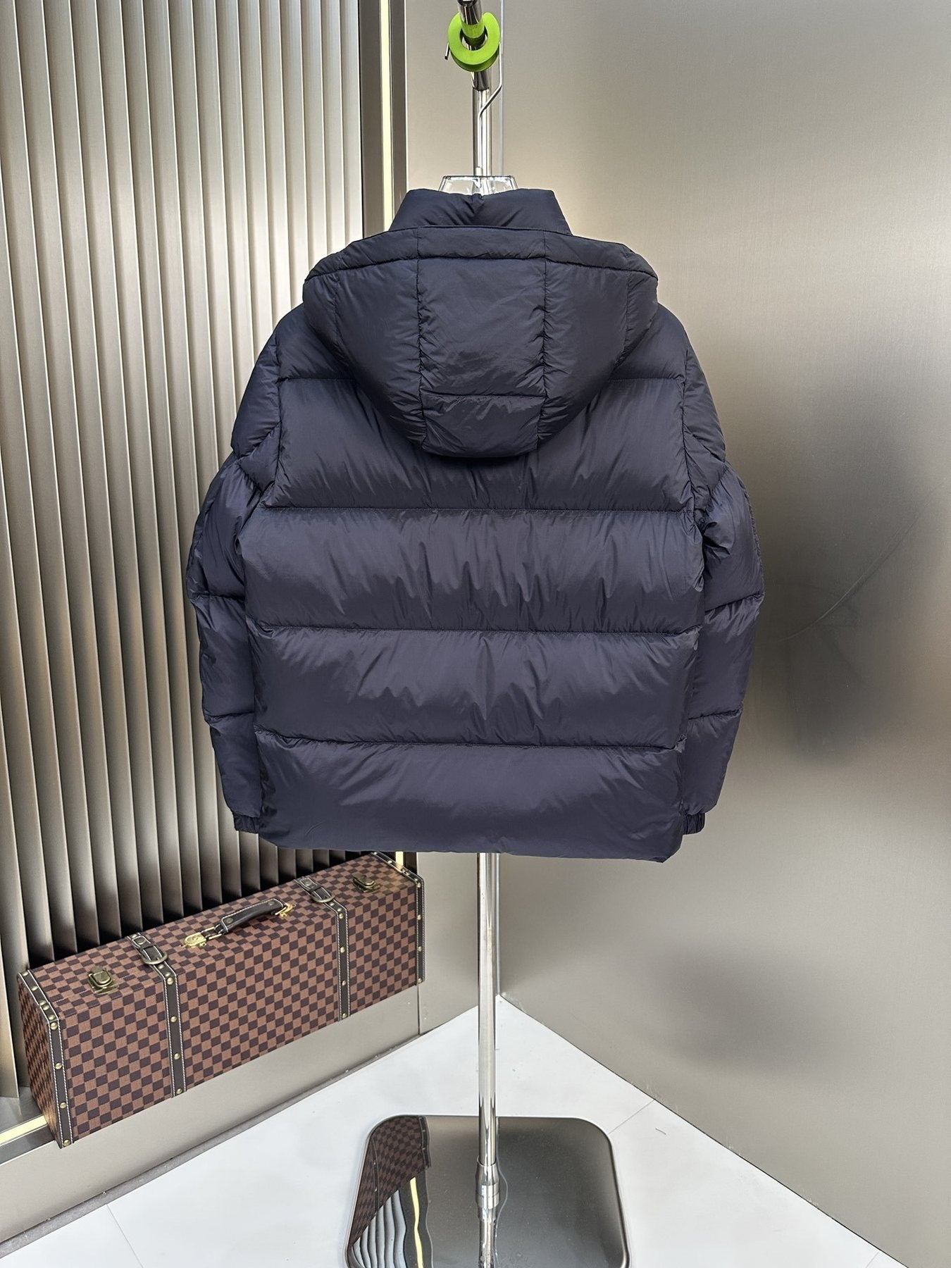 Zegna Hooded Quilted Puffer Coat — back