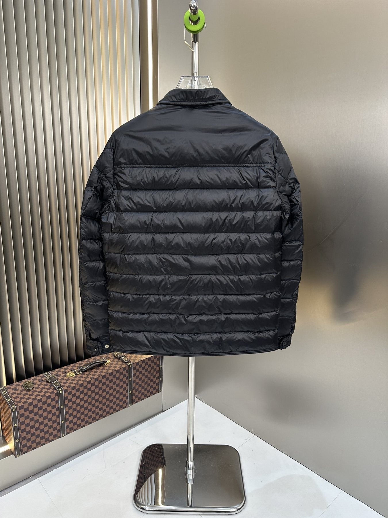 Prada Quilted Button-Front Jacket — back