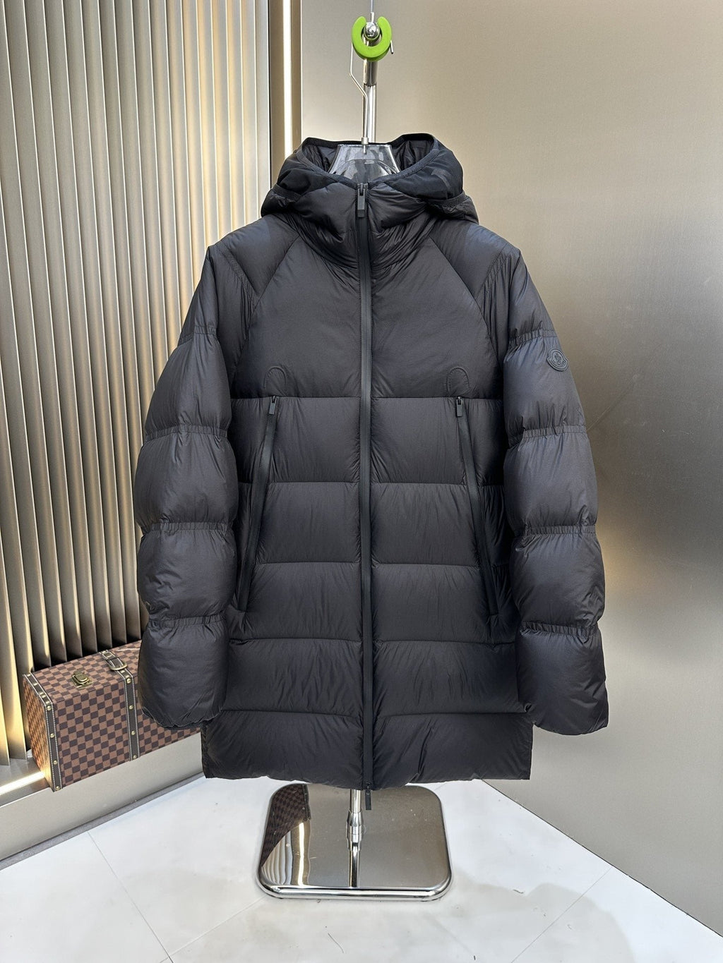 Men Moncler coat Hooded Long Quilted Down Jacket — hero