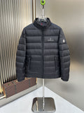 Men Moncler coat Black Quilted Puffer Jacket — hero