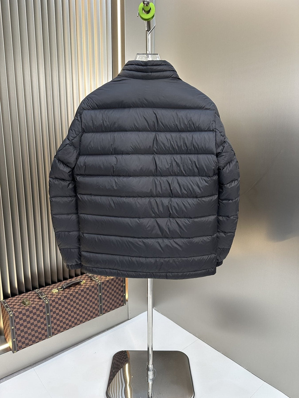 Men Moncler coat Black Quilted Puffer Jacket — back