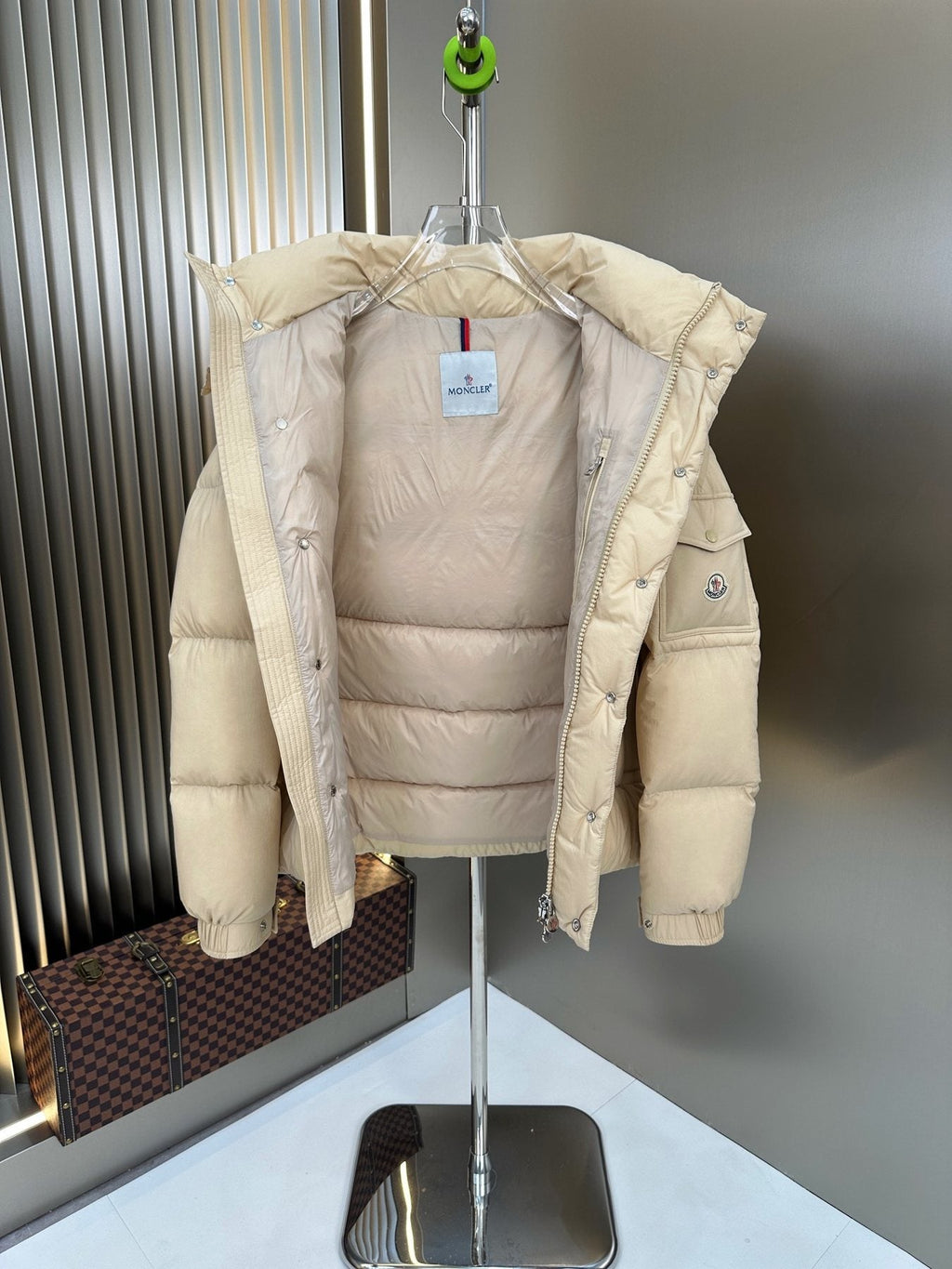 Moncler Hooded Quilted Puffer Jacket — detail