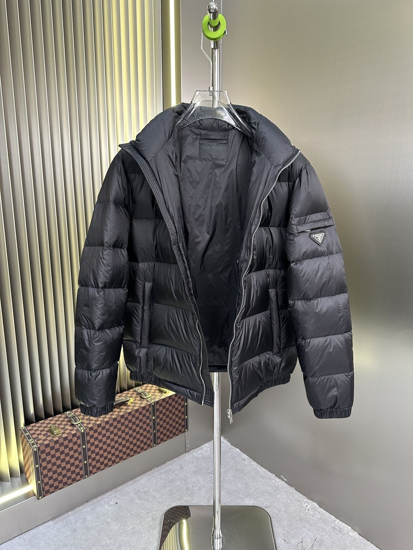 Prada Quilted Puffer Jacket — detail