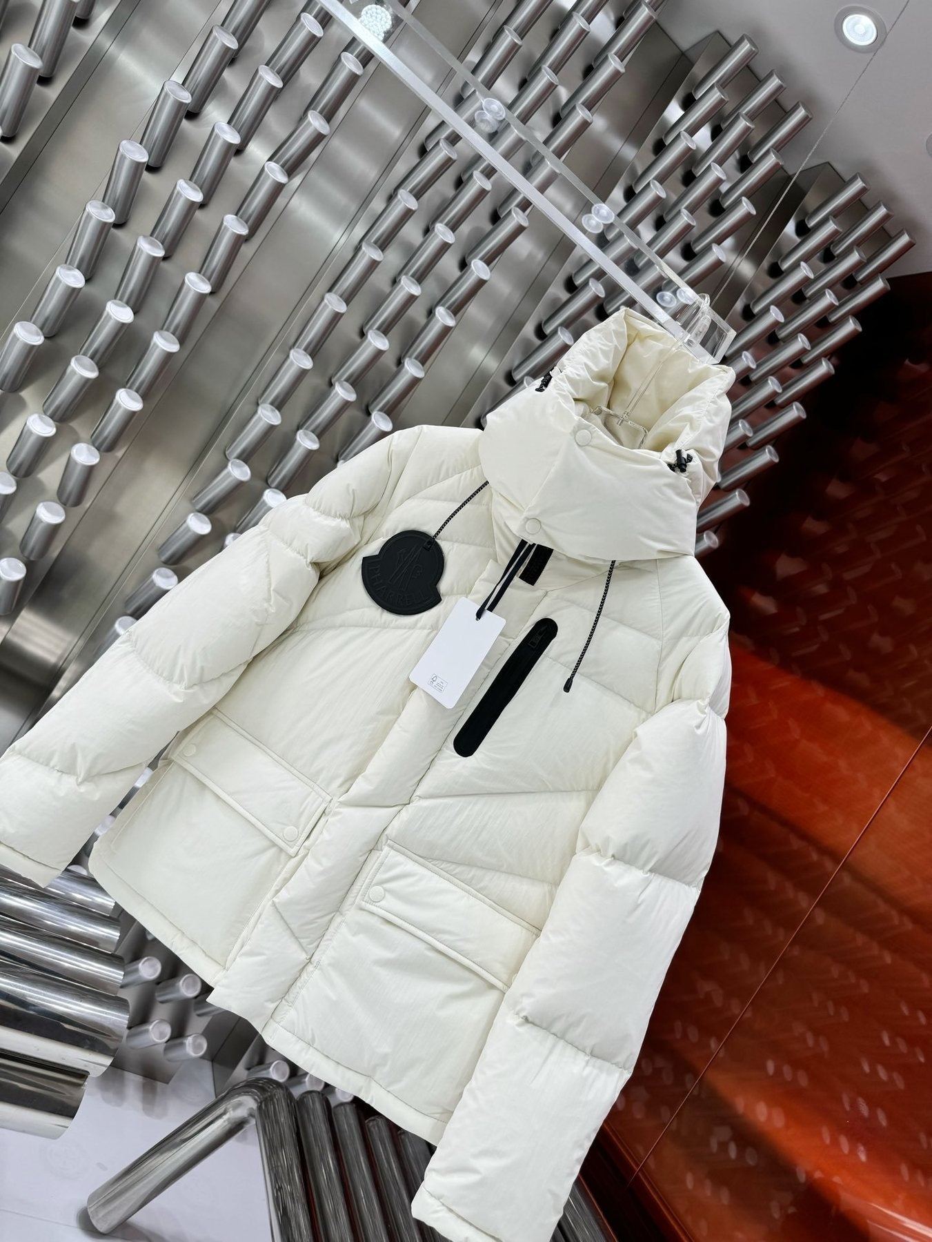 Men Moncler coat Hooded Quilted Puffer Jacket — front