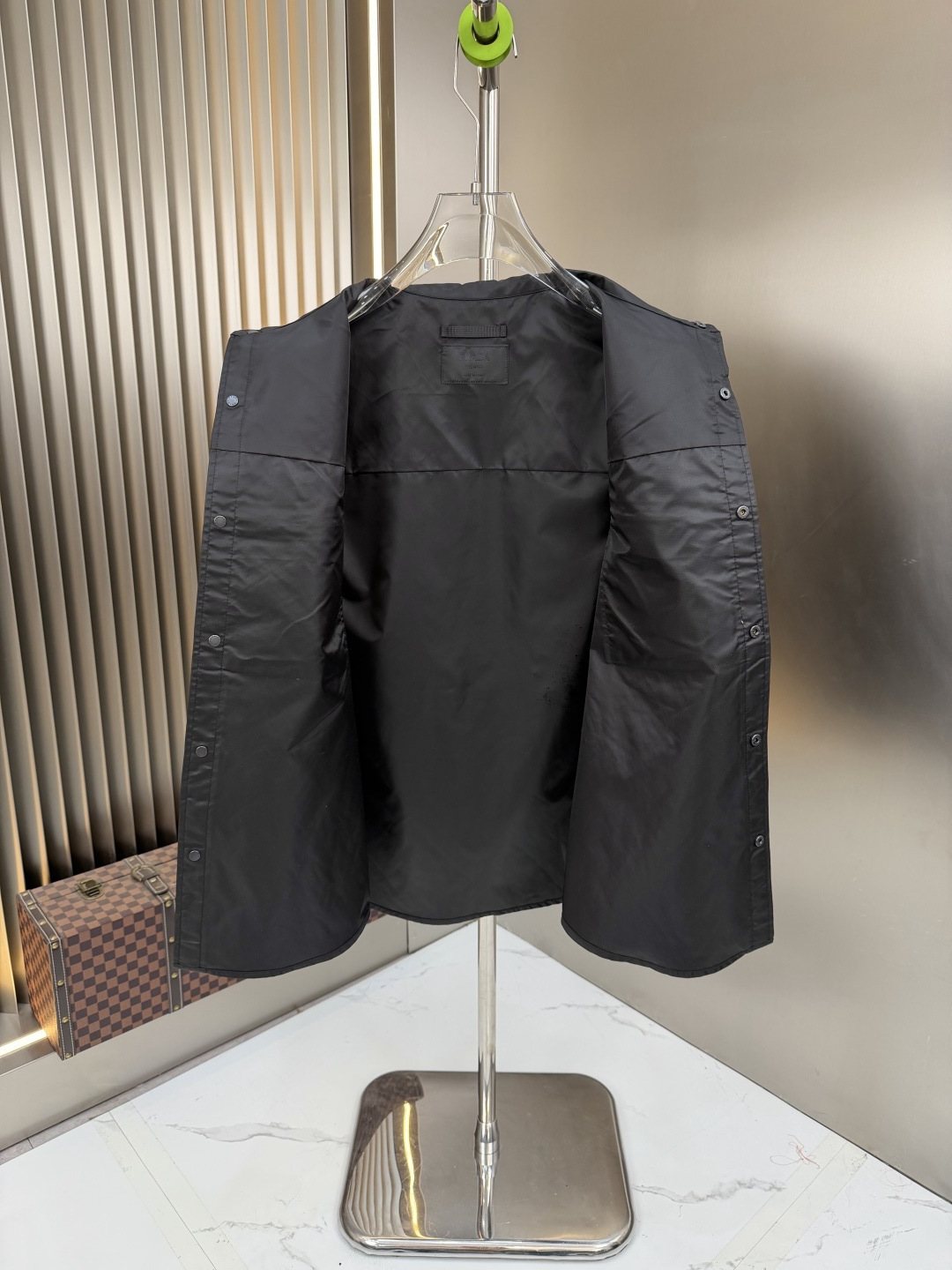 Prada Zip Detail Overshirt Jacket — back