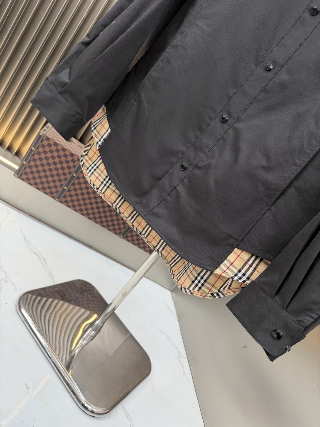 2026 Original Jacket Plaid-Lined Button-Front Jacket — detail
