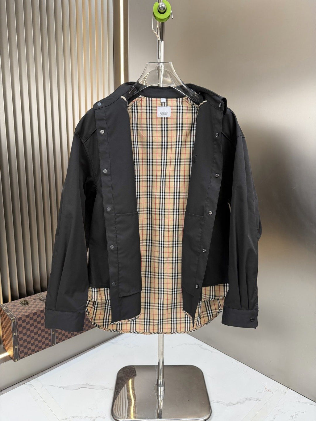 2026 Original Jacket Plaid-Lined Button-Front Jacket — detail