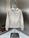 LV Gradient Panel Hooded Jacket — front