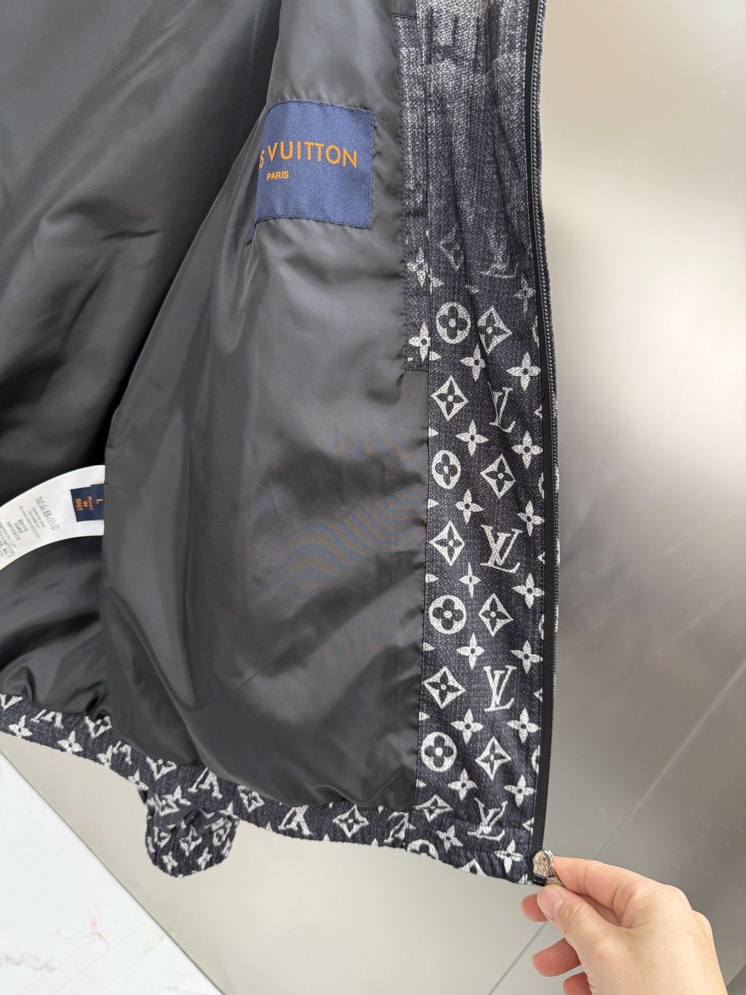 2026 Original Jacket Gradient Monogram Hooded Windbreaker — detail