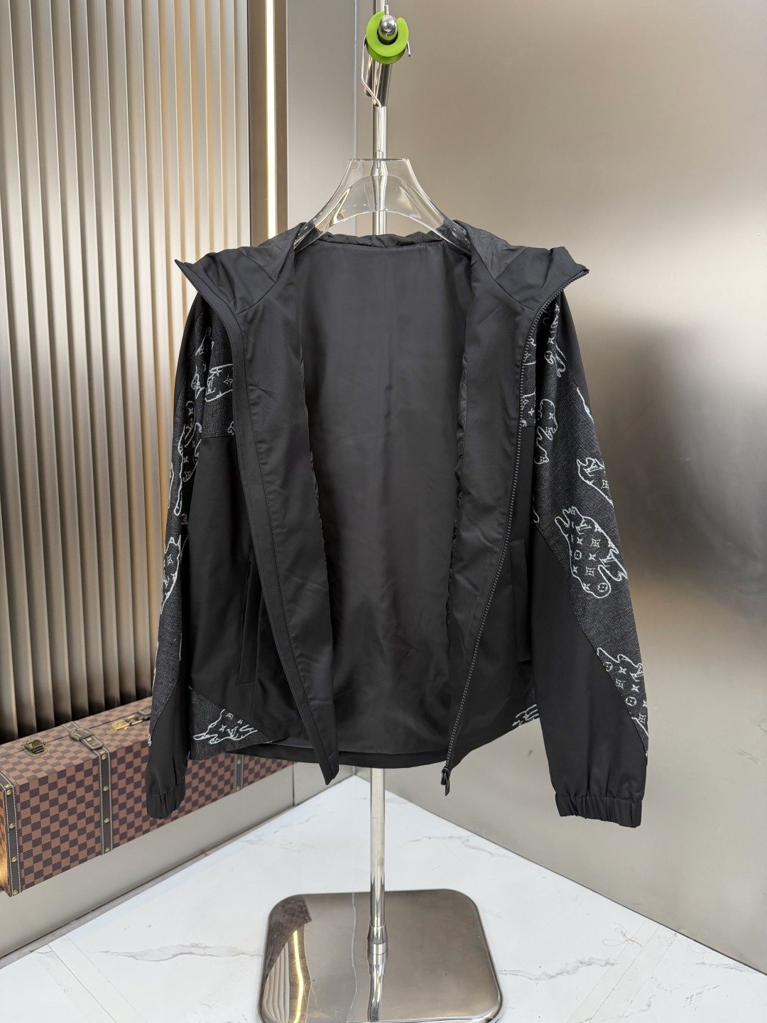 2026 Original Jacket Hooded Graphic Panel Jacket — detail
