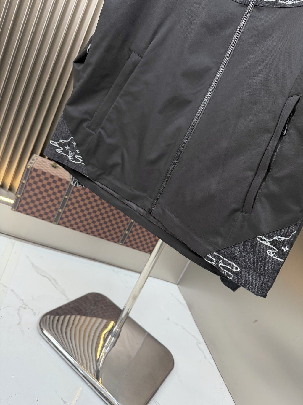 2026 Original Jacket Hooded Graphic Panel Jacket — detail