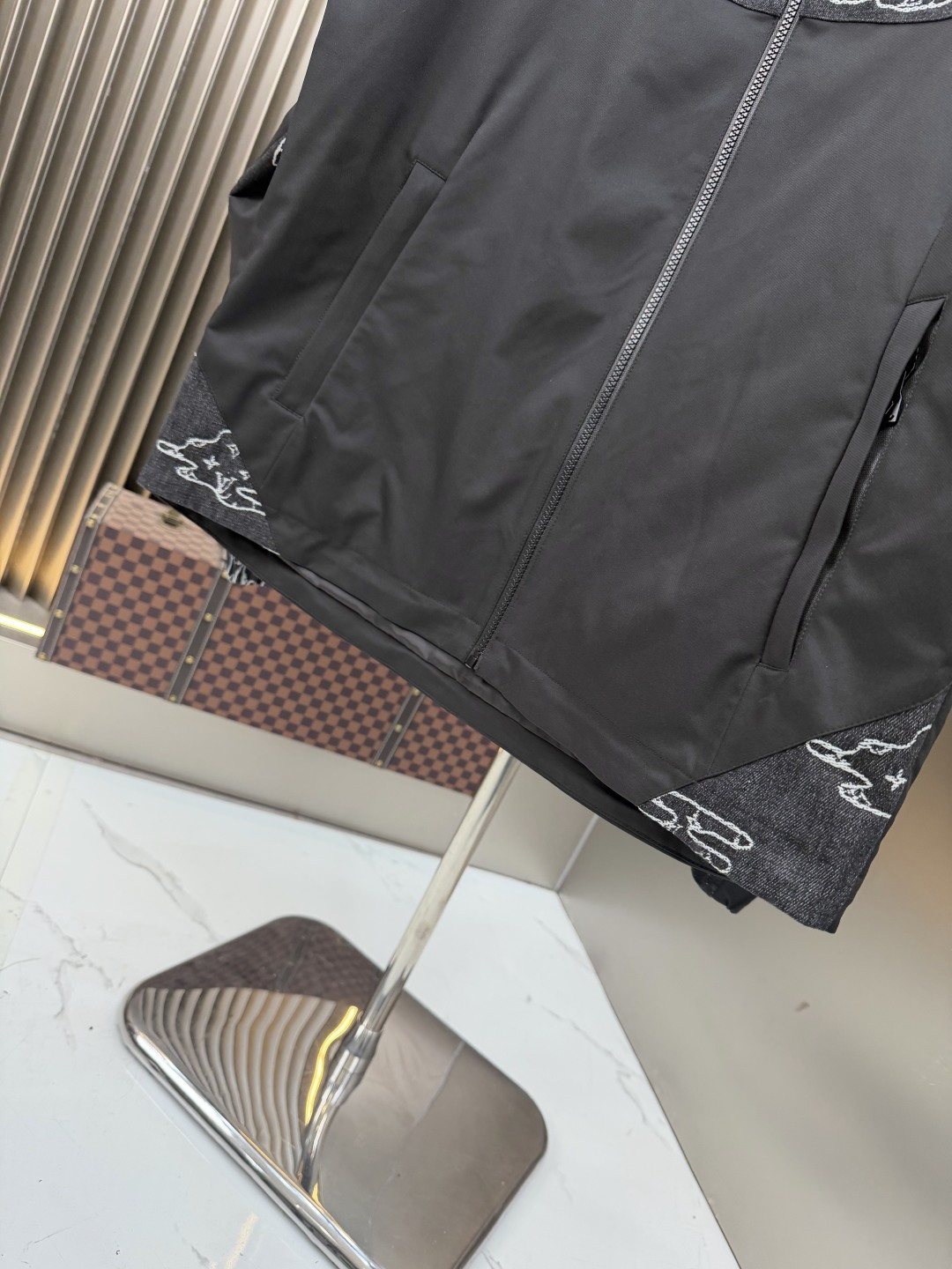 2026 Original Jacket Hooded Graphic Panel Jacket — detail