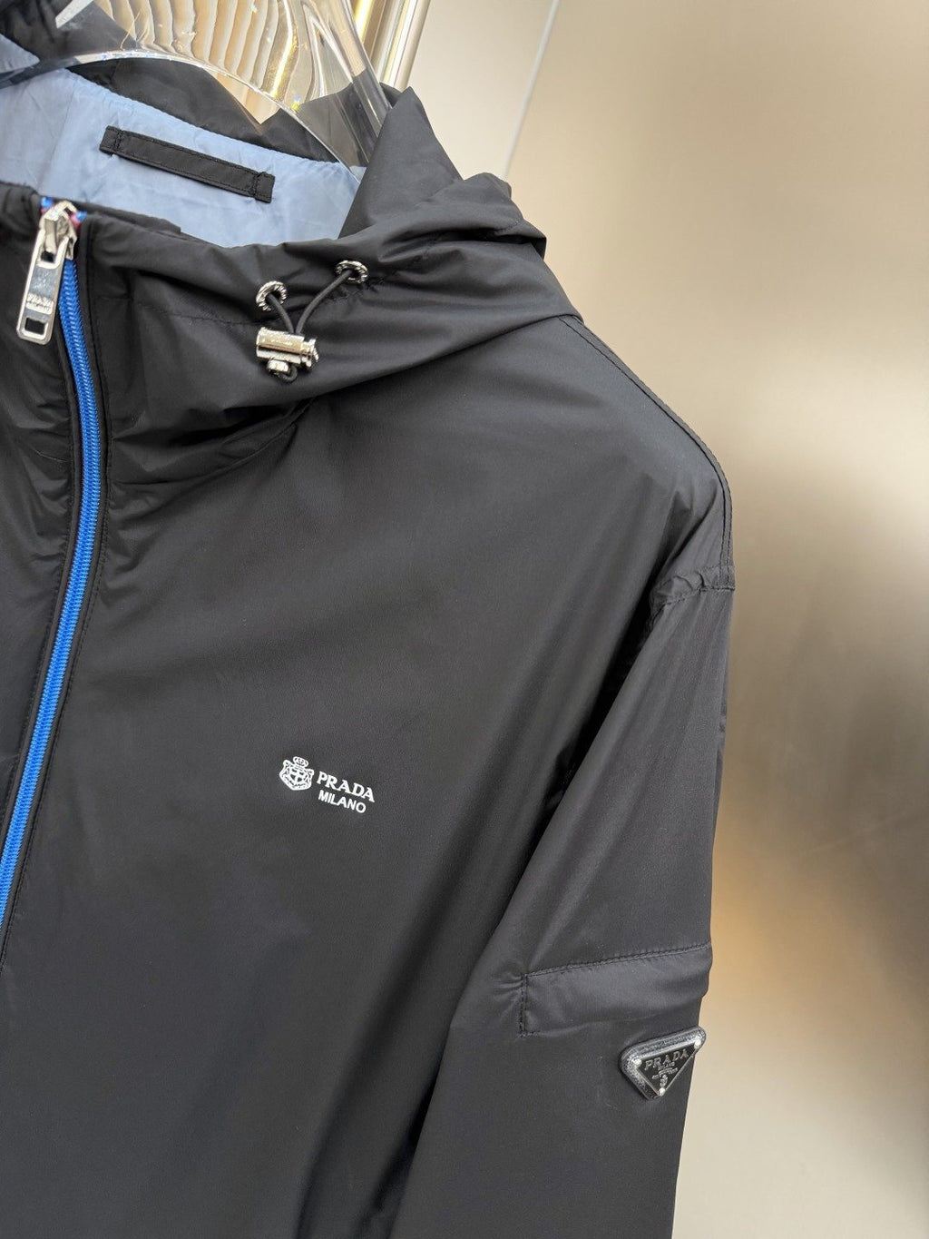 2026 Original Jacket Black Hooded Zip Jacket — detail