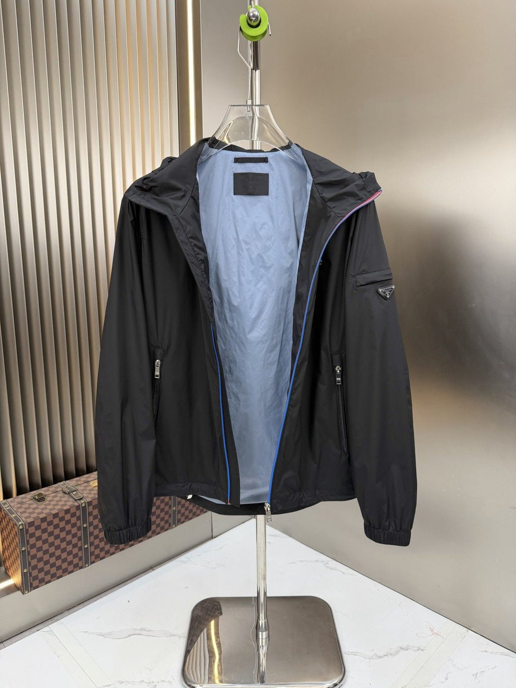 2026 Original Jacket Black Hooded Zip Jacket — detail