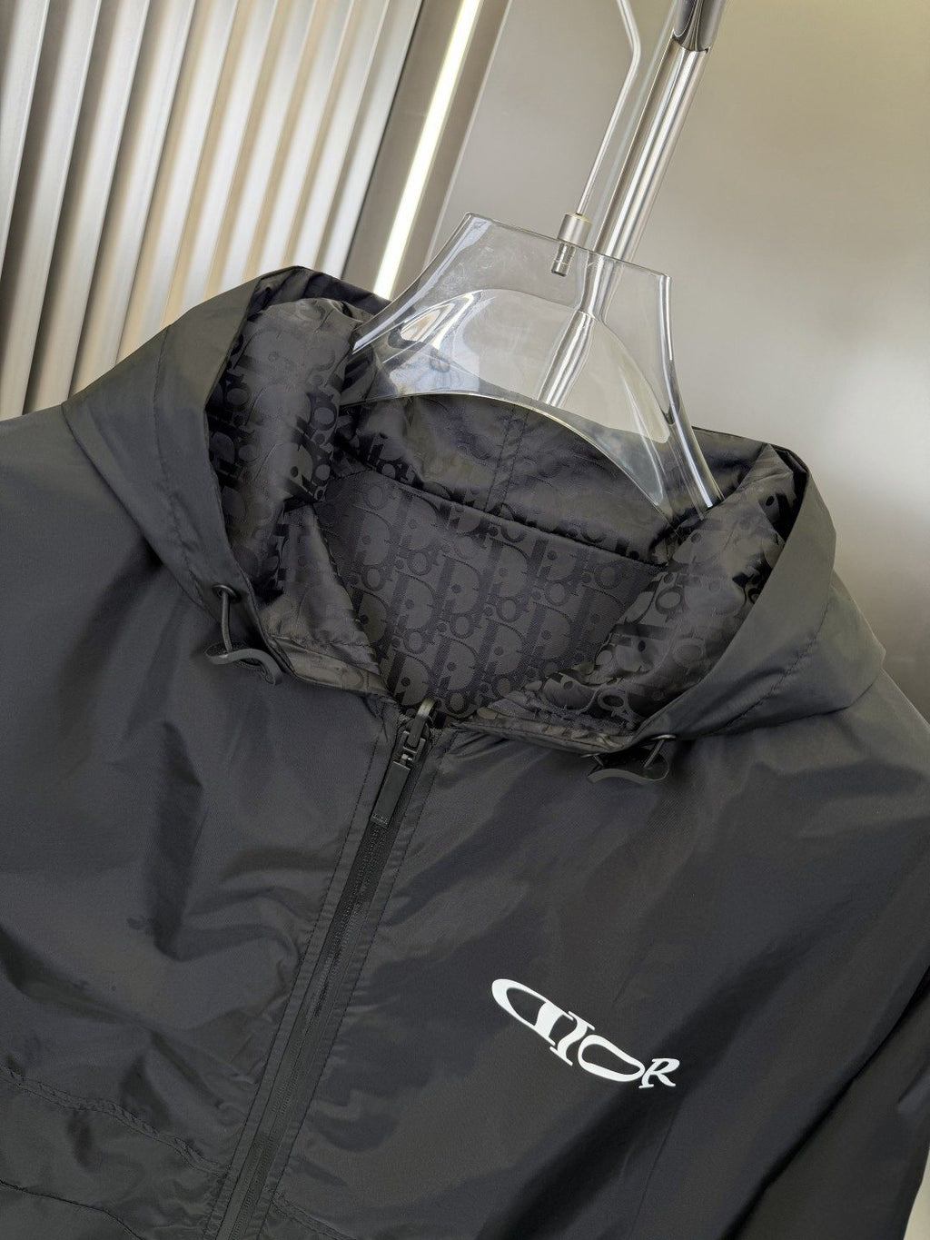 Dior Reversible Hooded Full-Zip Jacket — detail