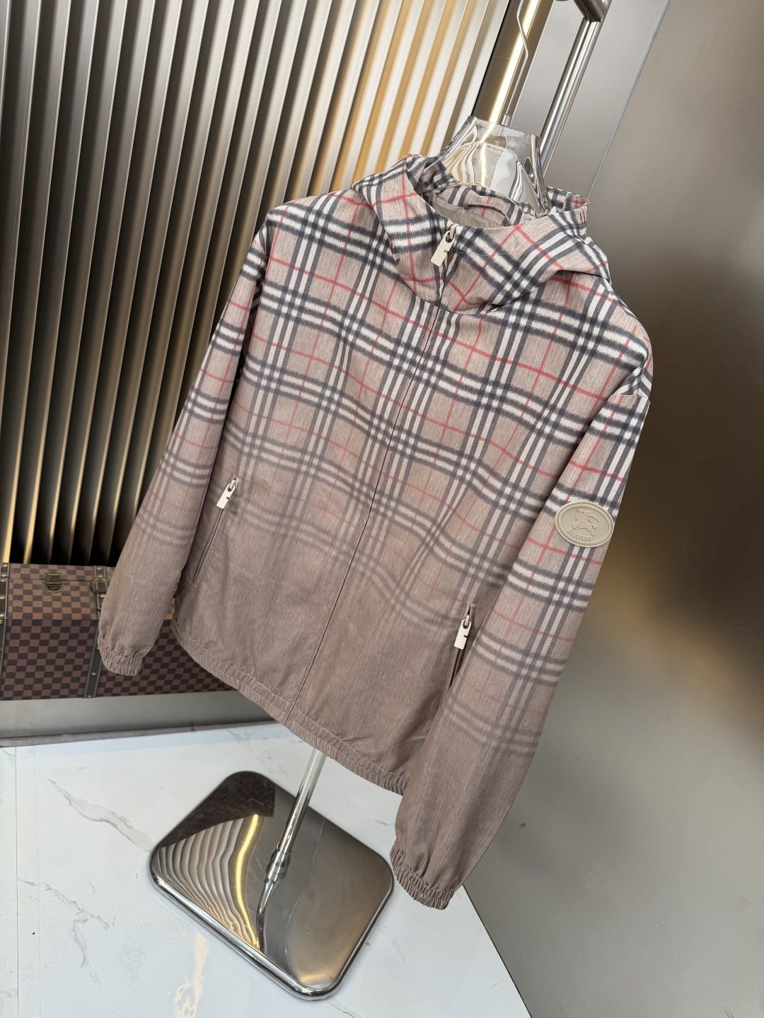 2026 Original Jacket Plaid Hooded Pullover — detail