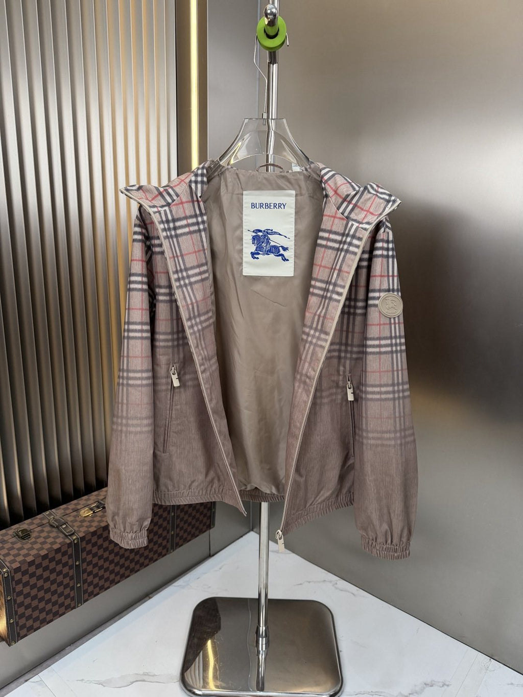 2026 Original Jacket Plaid Hooded Pullover — neck_label
