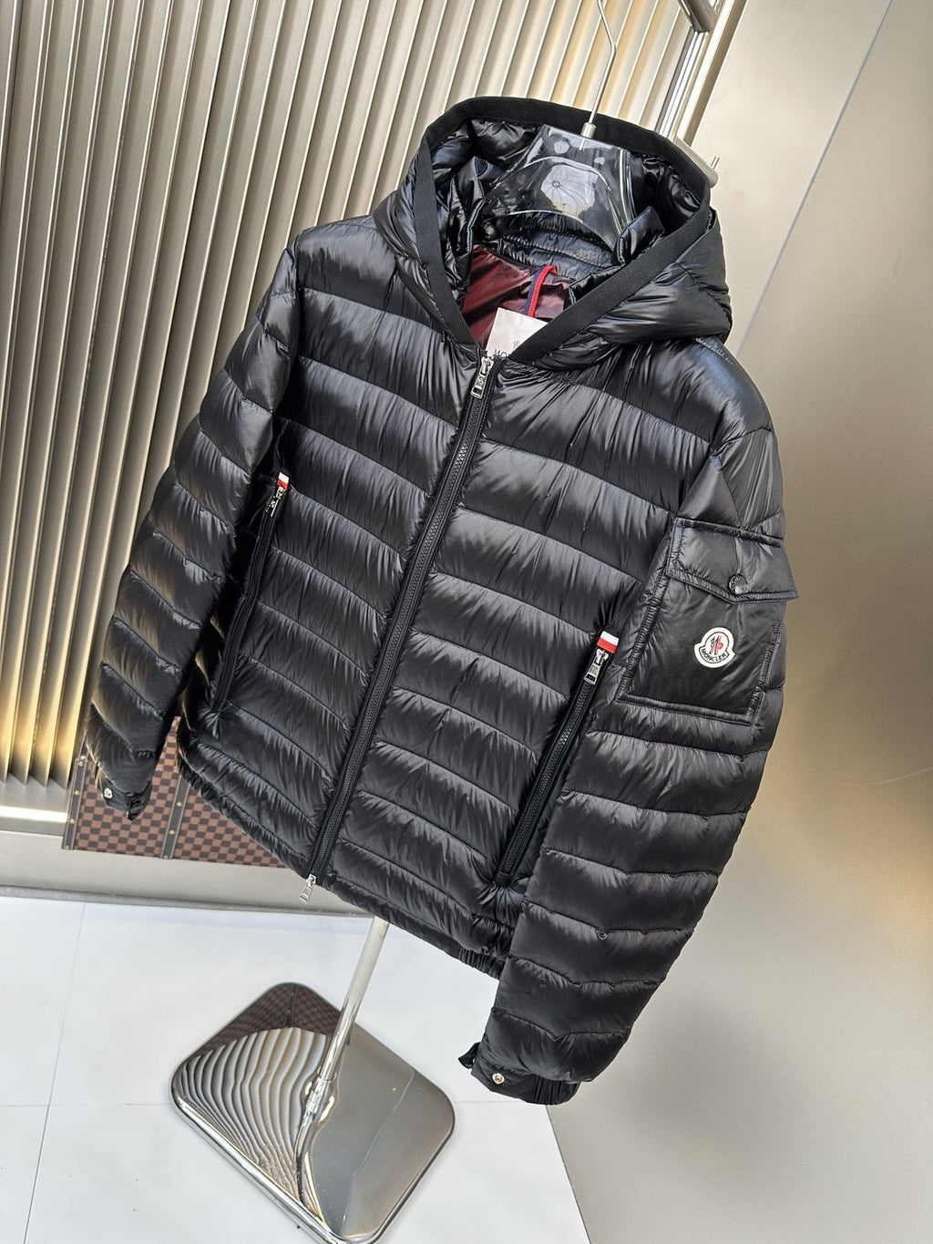 Men Moncler coat Hooded Puffer Jacket — front
