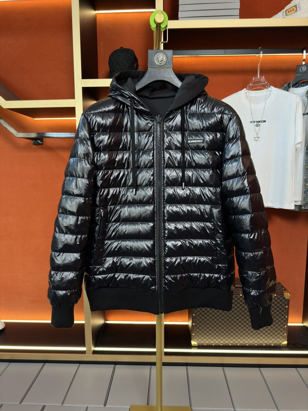 Burberry Reversible Hooded Puffer Jacket — hero