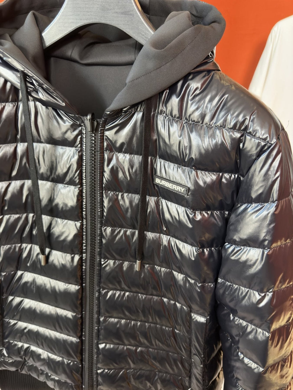 Burberry Reversible Hooded Puffer Jacket — detail