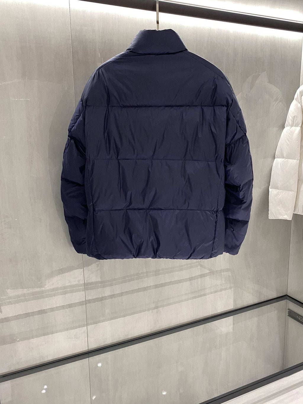 Prada Quilted Stand-Collar Puffer Jacket — back