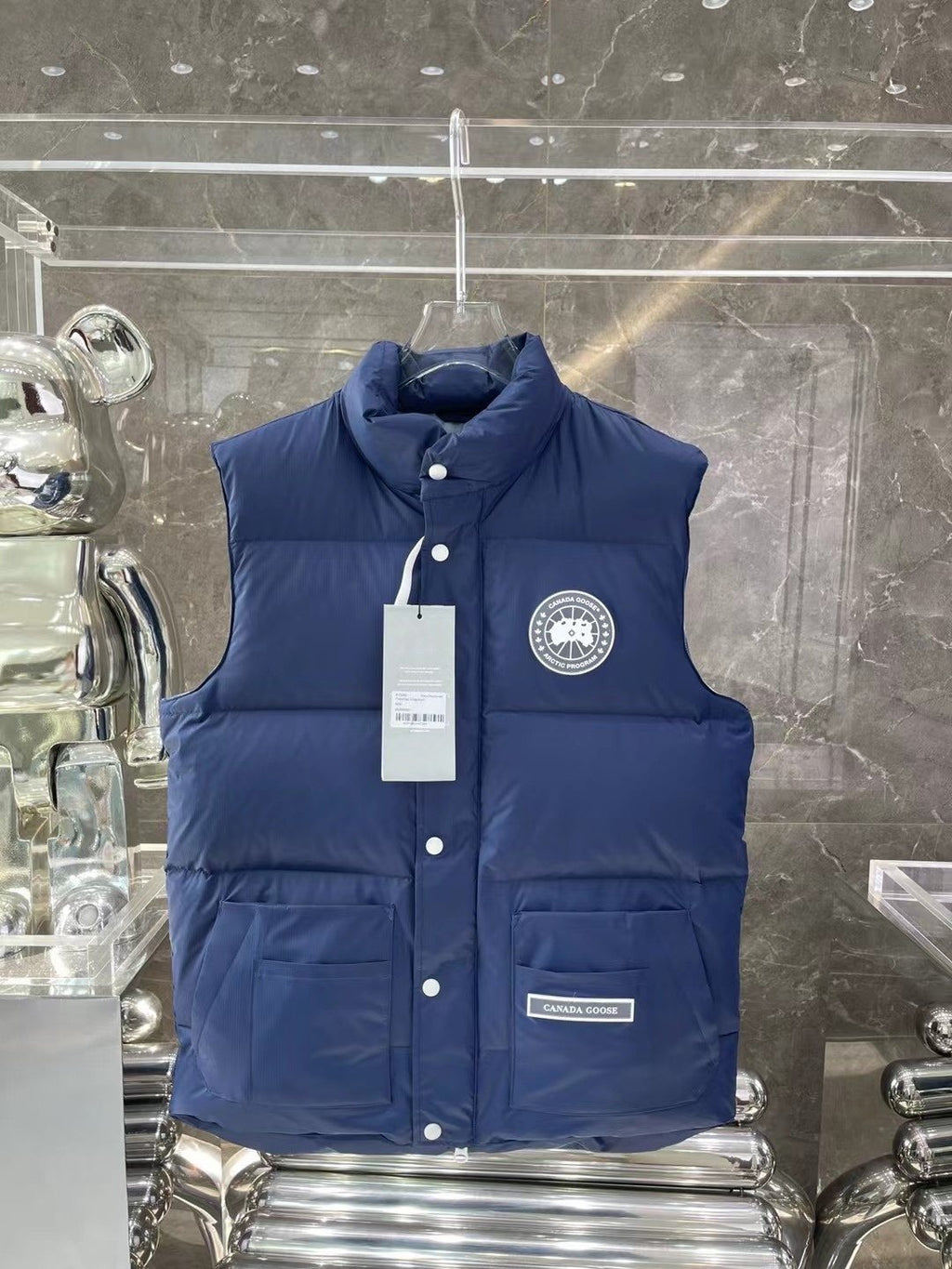 Canada Goose Quilted Snap-Front Vest — hero