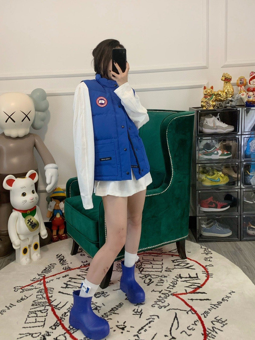 Canada Goose Quilted Snap-Front Vest — model