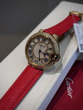 Cartier Red Strap Watch — hero
