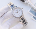 Longines Rose Gold Two Tone White Dial Bracelet Watch — hero