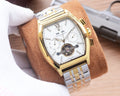 Patek Philippe Gold Silver White Dial Bracelet Watch — hero