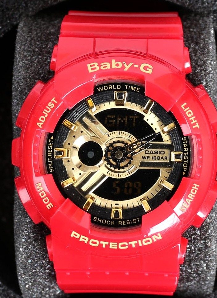 baby-g Red Gold Black Dial Watch — hero