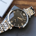 EMPORIO ARMANI Black Dial Bracelet Watch — hero