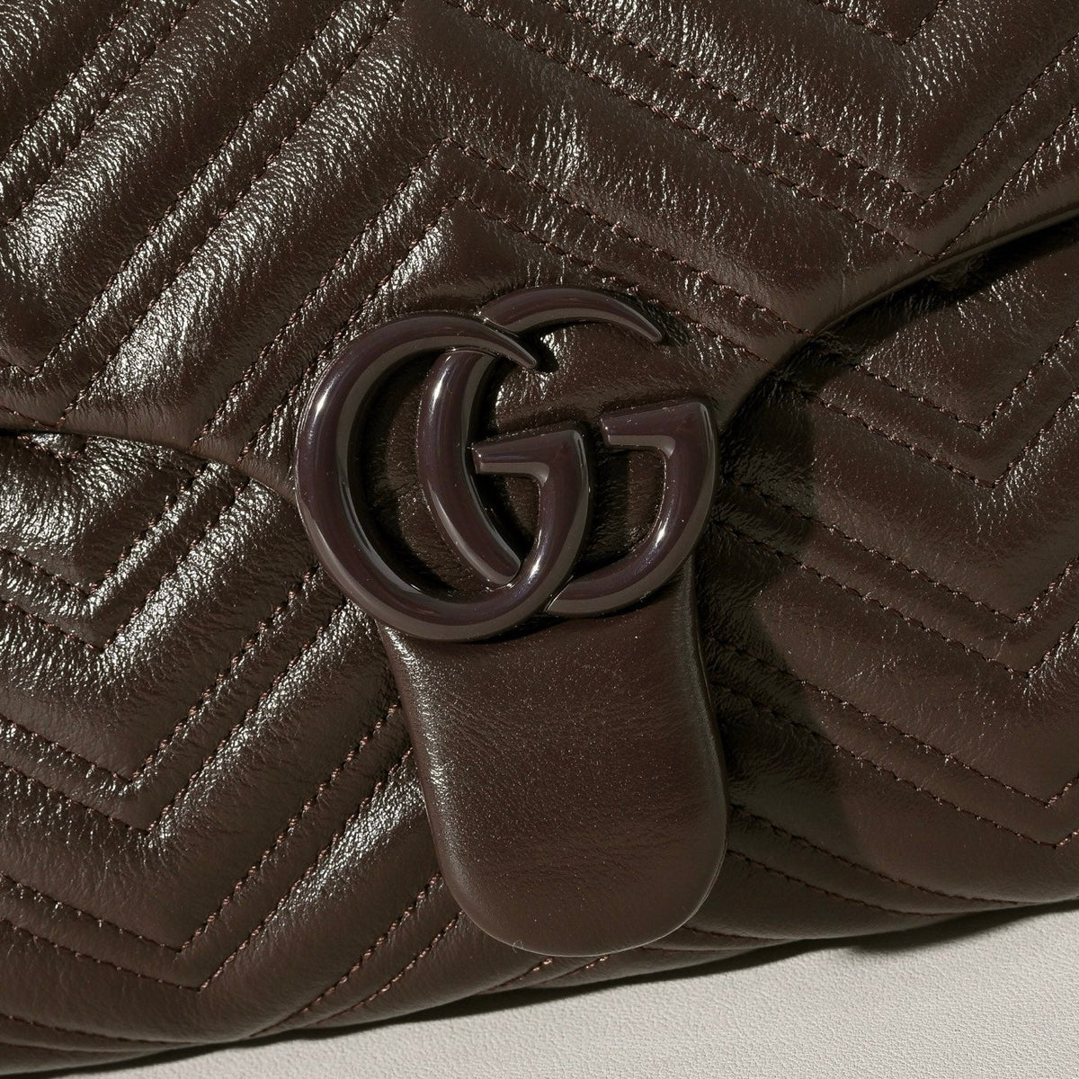 Gucci GG Marmont Pleated Calfskin Shoulder Bag