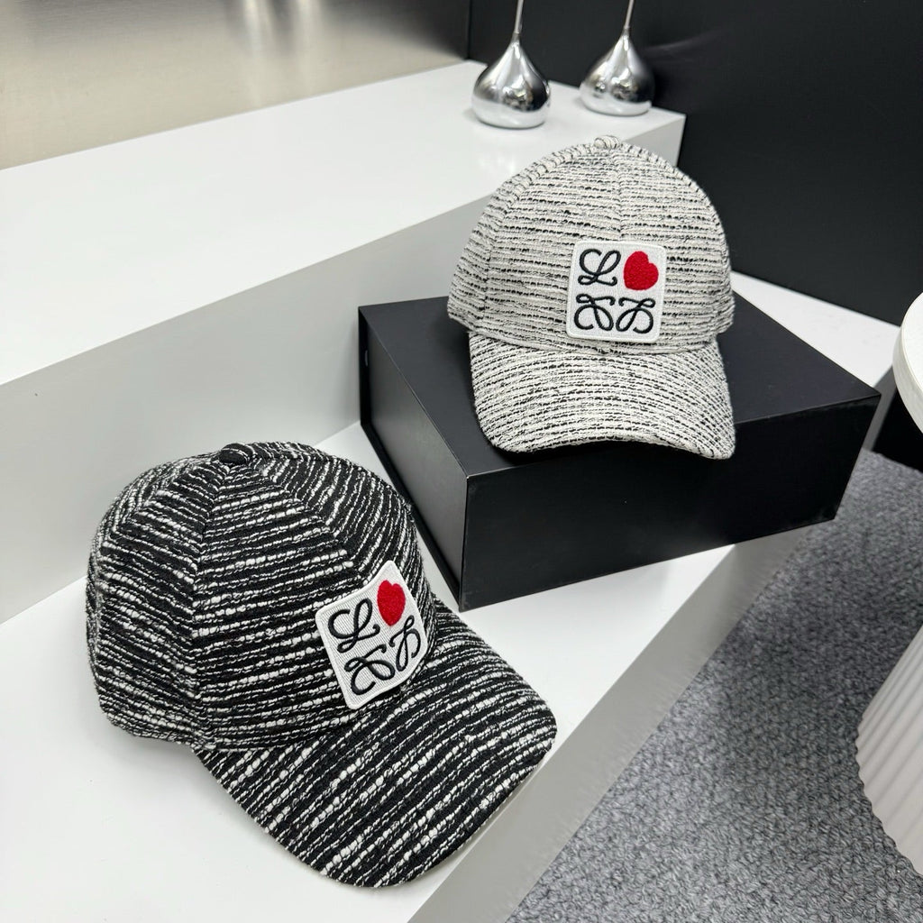 LOEWE Black & White Baseball Cap