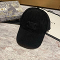 Celine Corduroy Baseball Cap