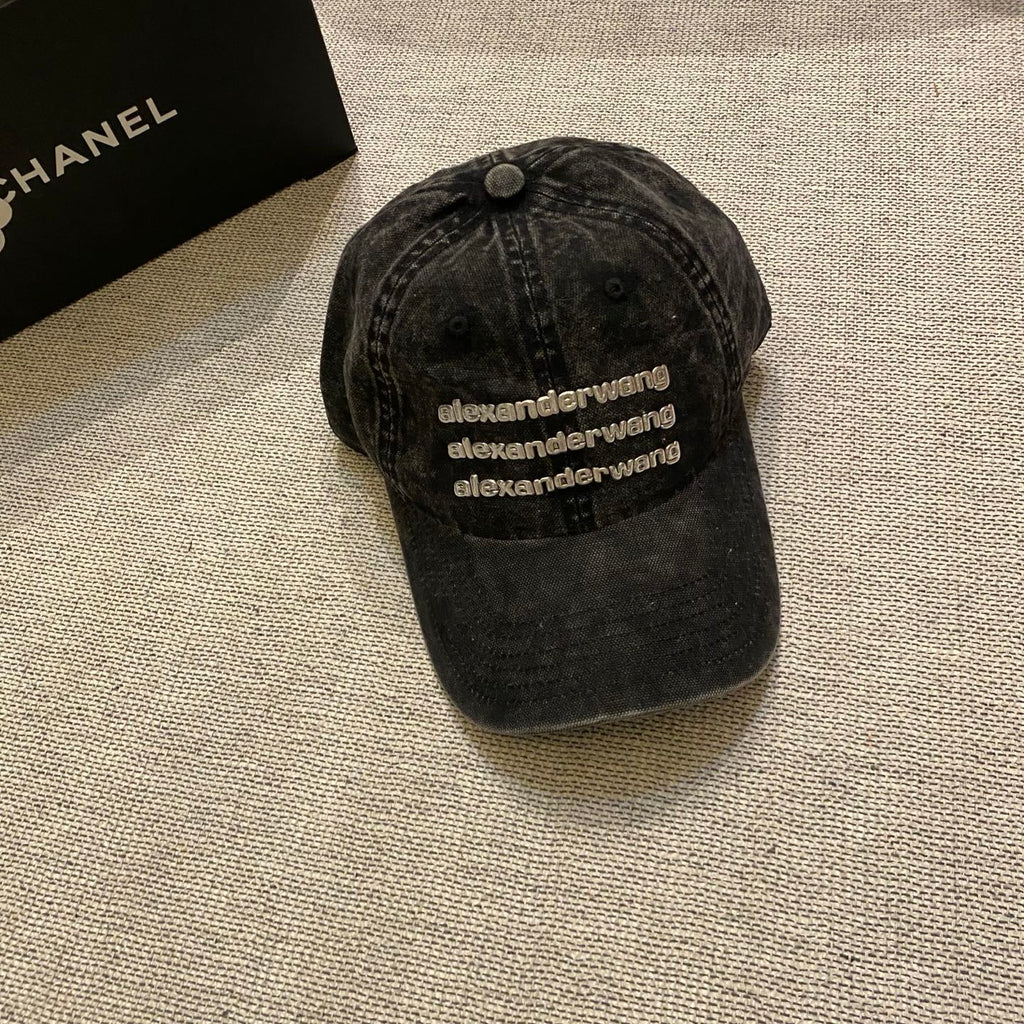 Alexander Wang Distressed Baseball Cap