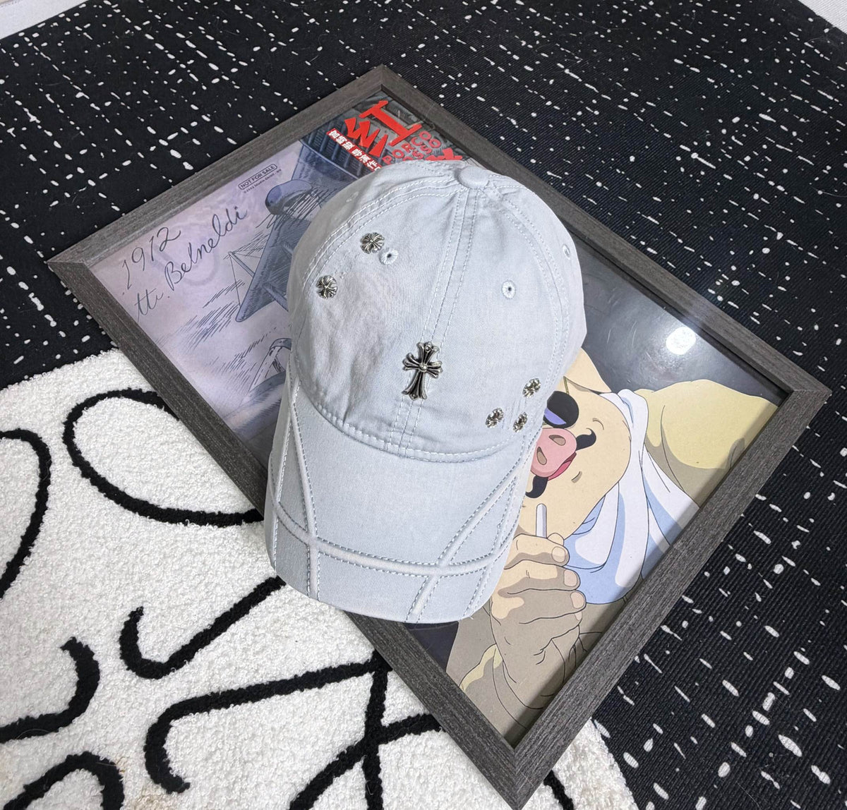 CHROME HEARTS Vintage Cross Baseball Cap