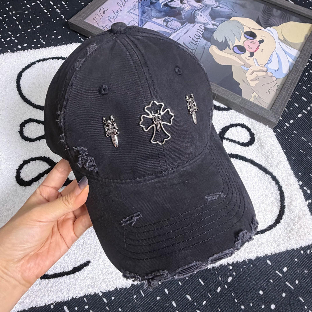 CHROME HEARTS Vintage Cross Baseball Cap