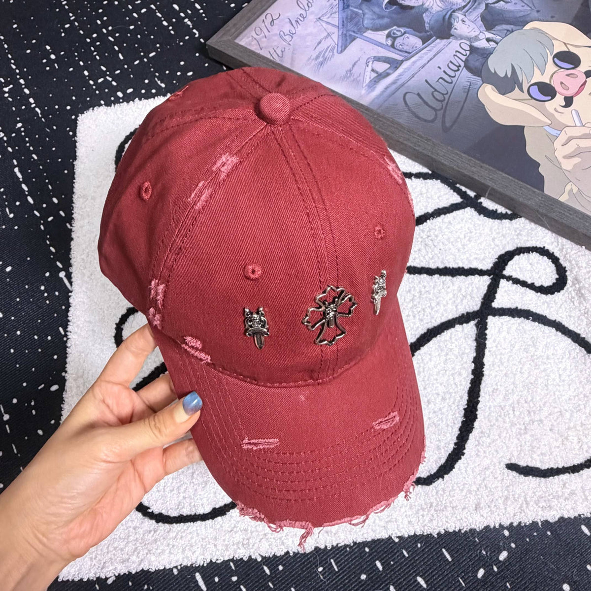 CHROME HEARTS Vintage Cross Baseball Cap