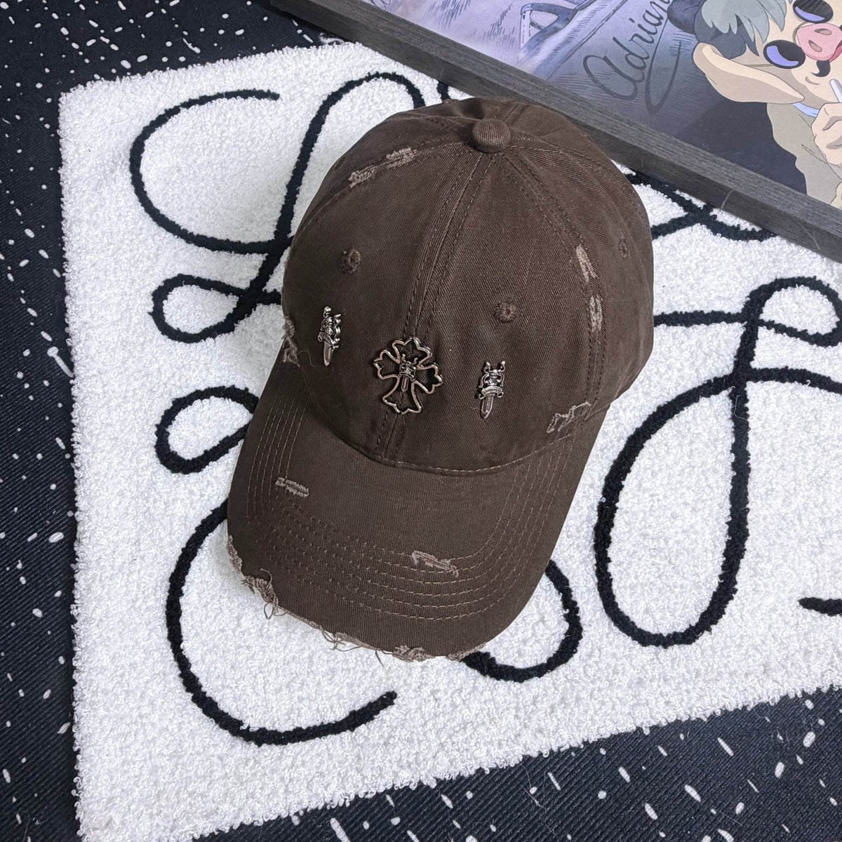 CHROME HEARTS Vintage Cross Baseball Cap